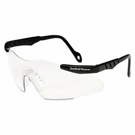 ORS NASCO SmithWessn, Magnum 3g Safety Eyewear, Black Frame, Clear Lens 19799
